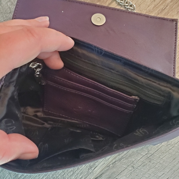 Purple Sparkle Grace Adele Purse - Picture 4 of 6